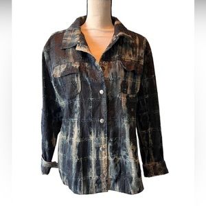 Vintage Patchwork Jean Jacket